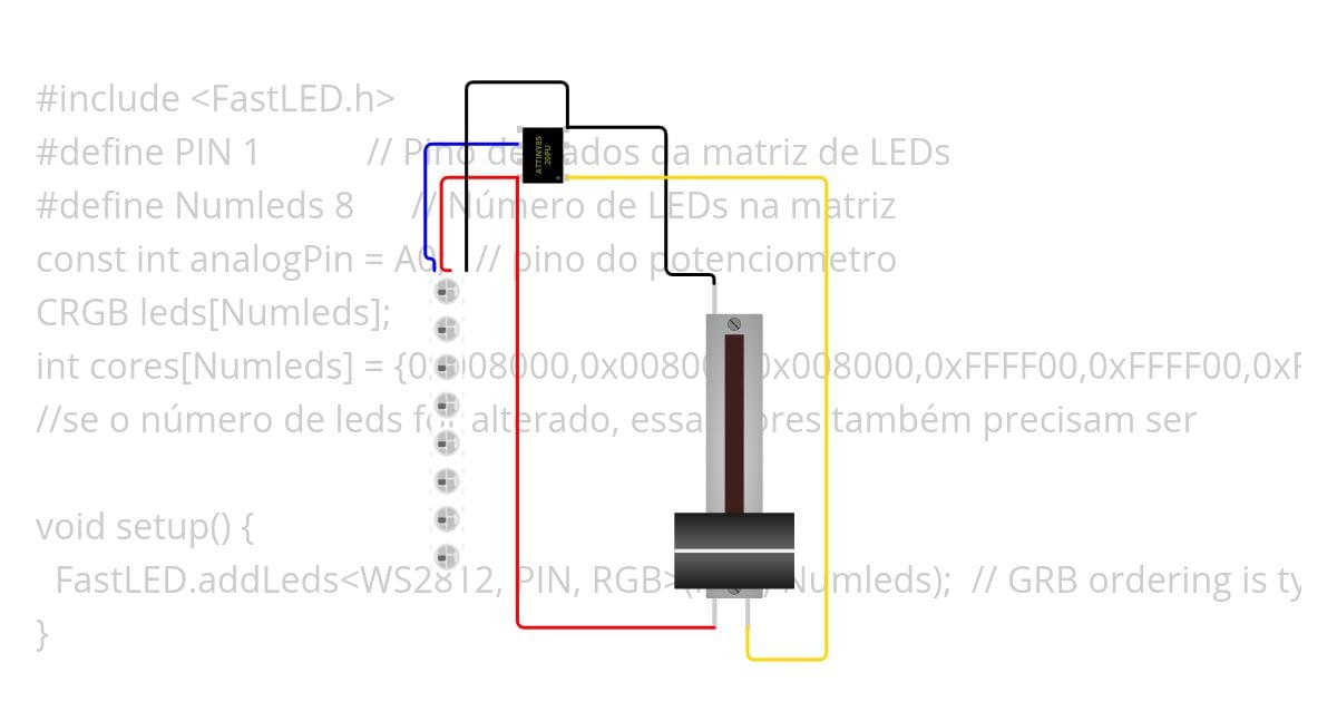 Attiny_FastLED simulation