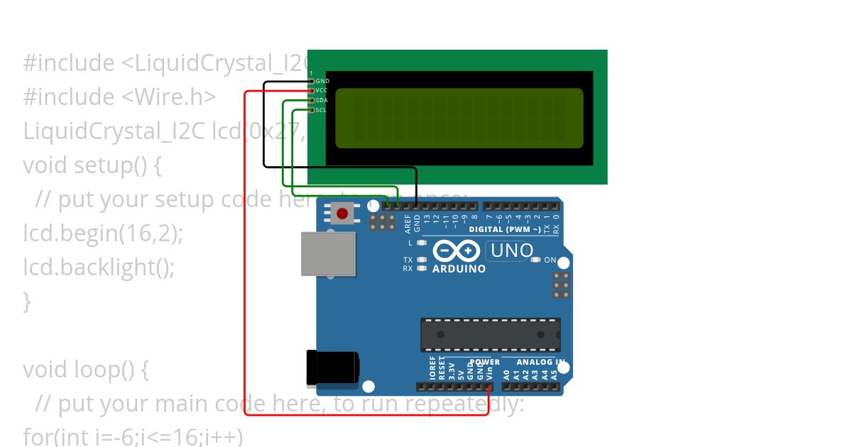 lcd motion text  simulation