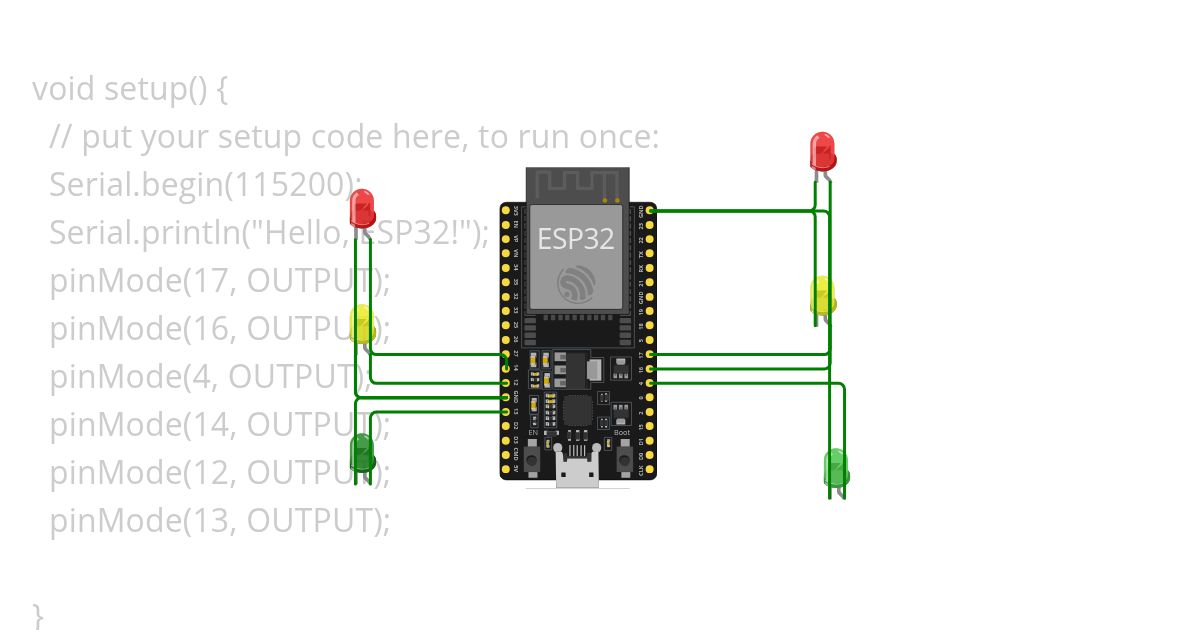 stop ready go led simulation