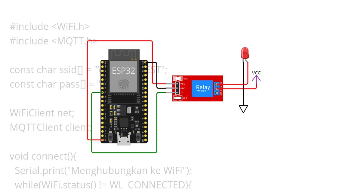 Kelas IoT Workshop simulation