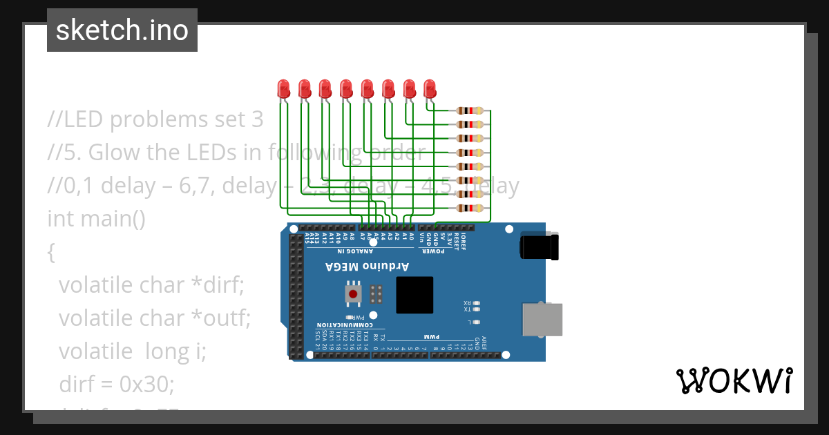 LED _Problems_Set_3.5 - Wokwi ESP32, STM32, Arduino Simulator