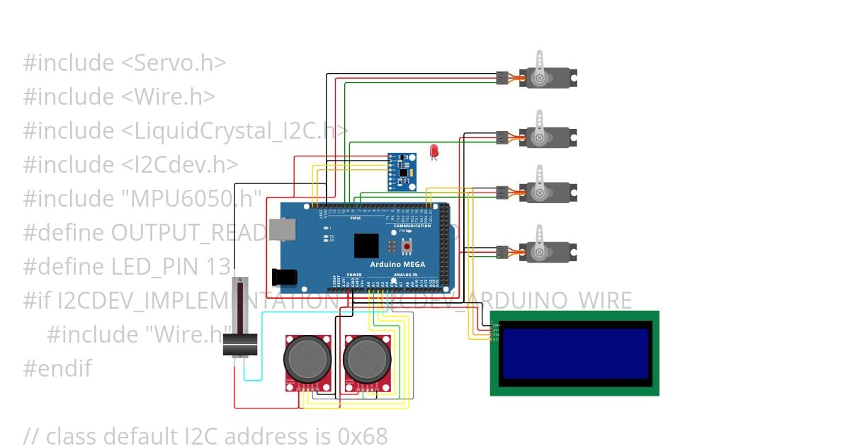 For RC plane but wired simulation
