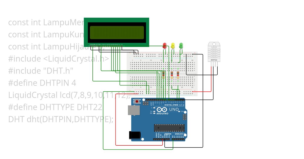 lampu lalu lintas V2 with function simulation