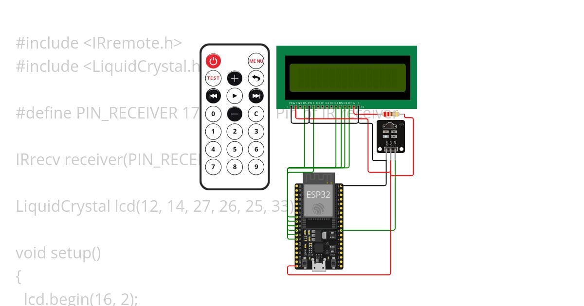 ir-receiver_ESP32 simulation