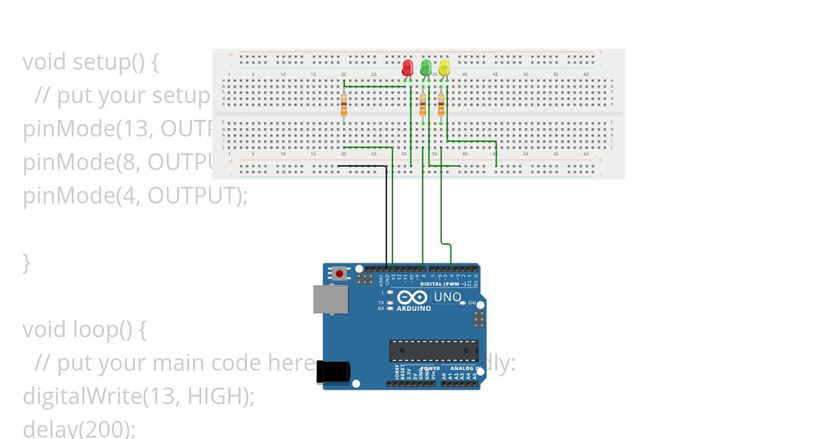 4 OPERATION WITH MULTIPLE LEDS simulation