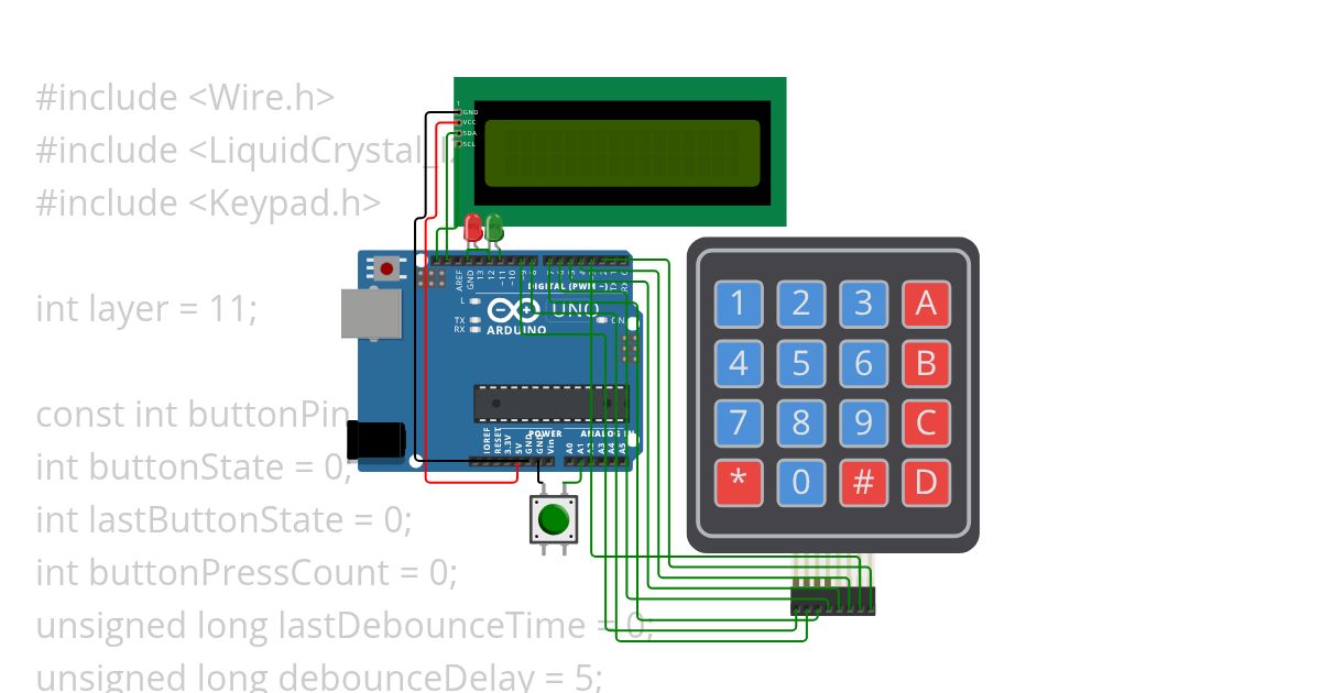 keypad test simulation