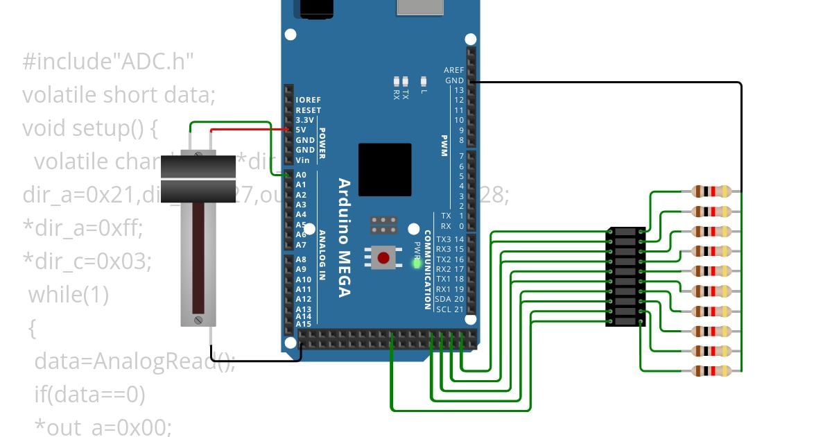 potentiometer simulation