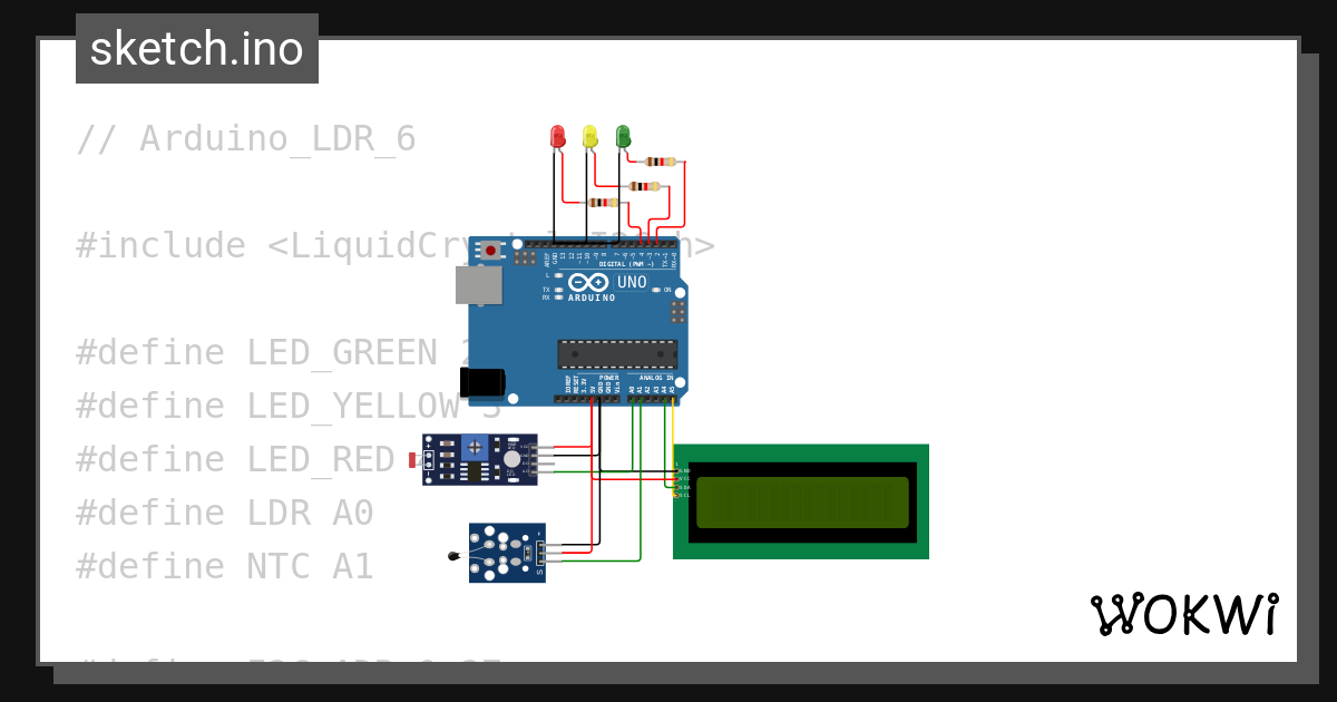 Arduino_LDR_6 - Wokwi ESP32, STM32, Arduino Simulator