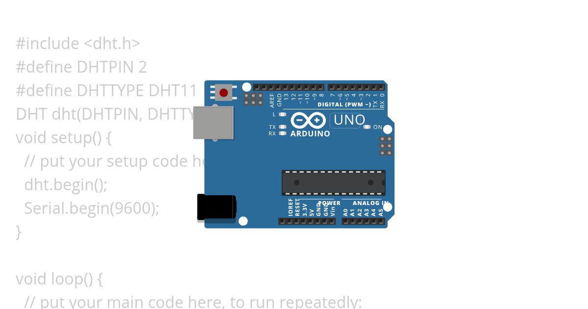 DHT  read humidity simulation