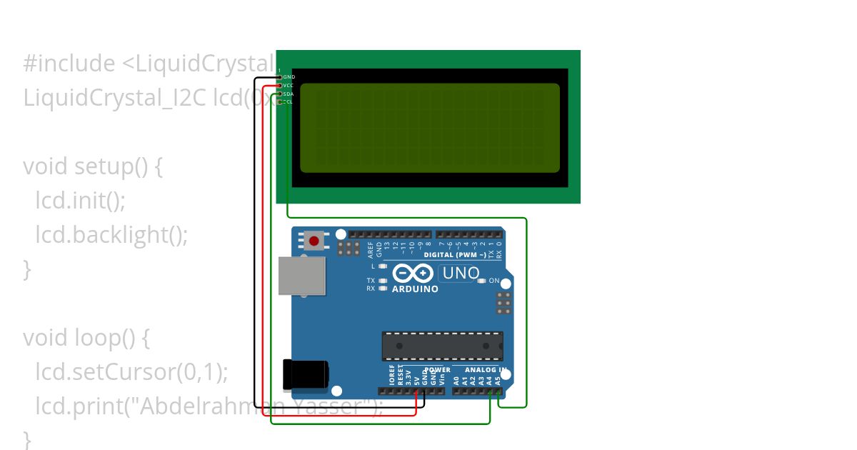 LCD simulation