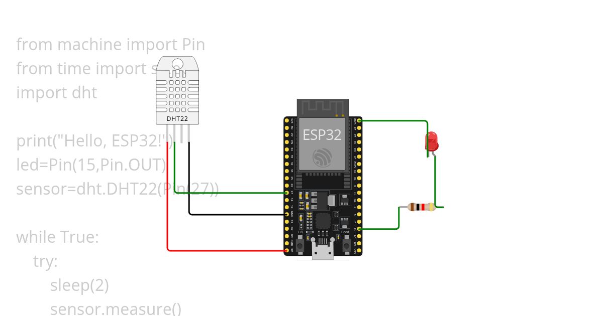 IOT ESP MICROPYTHON SENSOR simulation