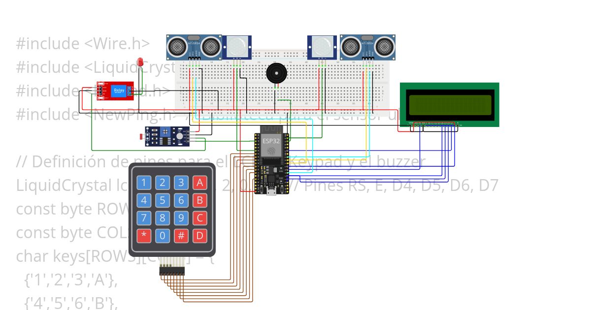 Proyecto alarma para Casa  simulation