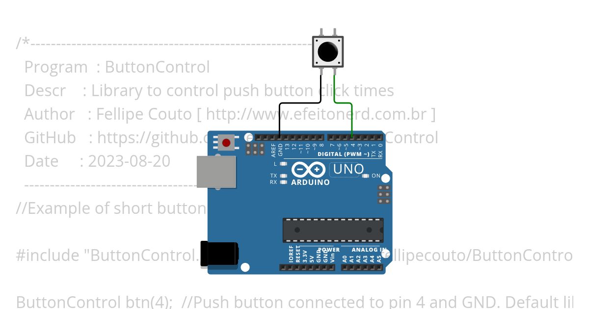 ButtonControl simulation