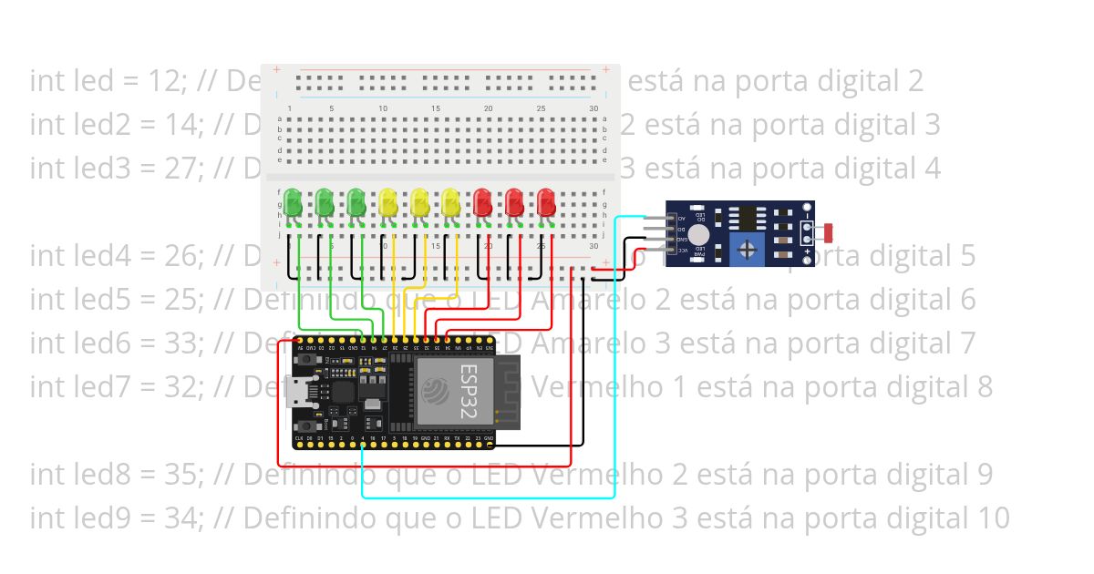 LuzResponsiva Esp32 simulation