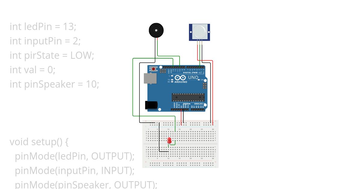 motion detector simulation