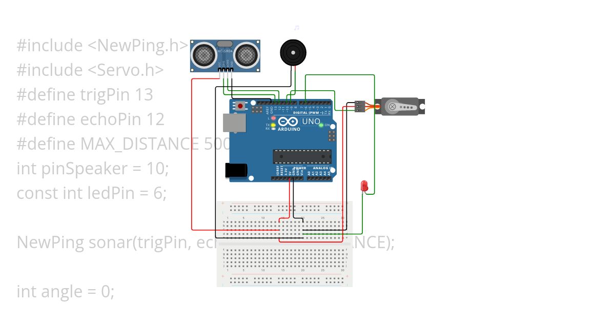 ultrasonic sensor simulation