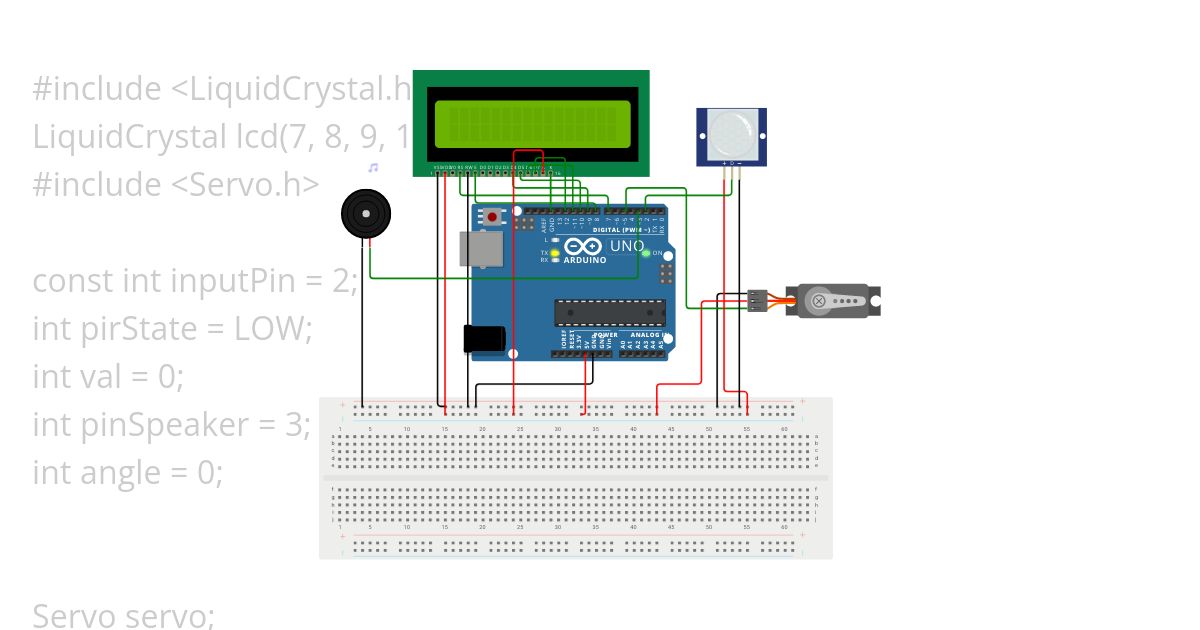 motion detector pt.2 simulation