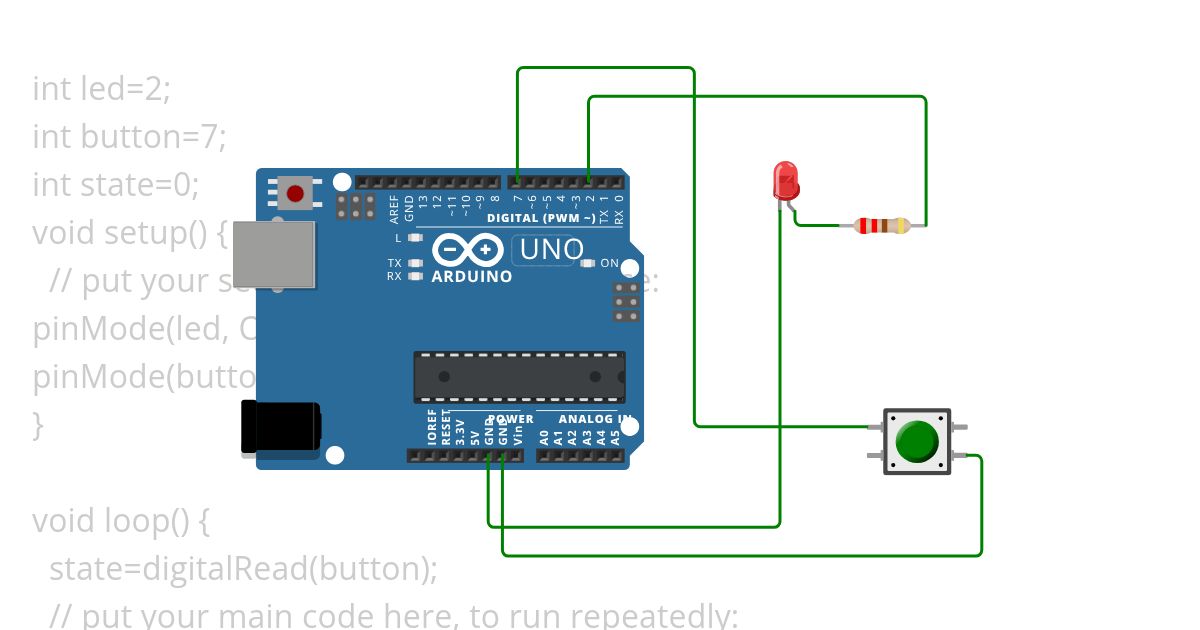 BUTTON simulation
