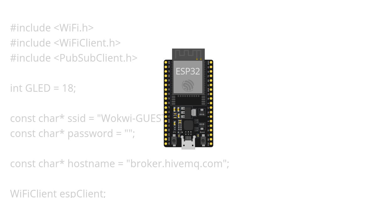 MQTT code simulation