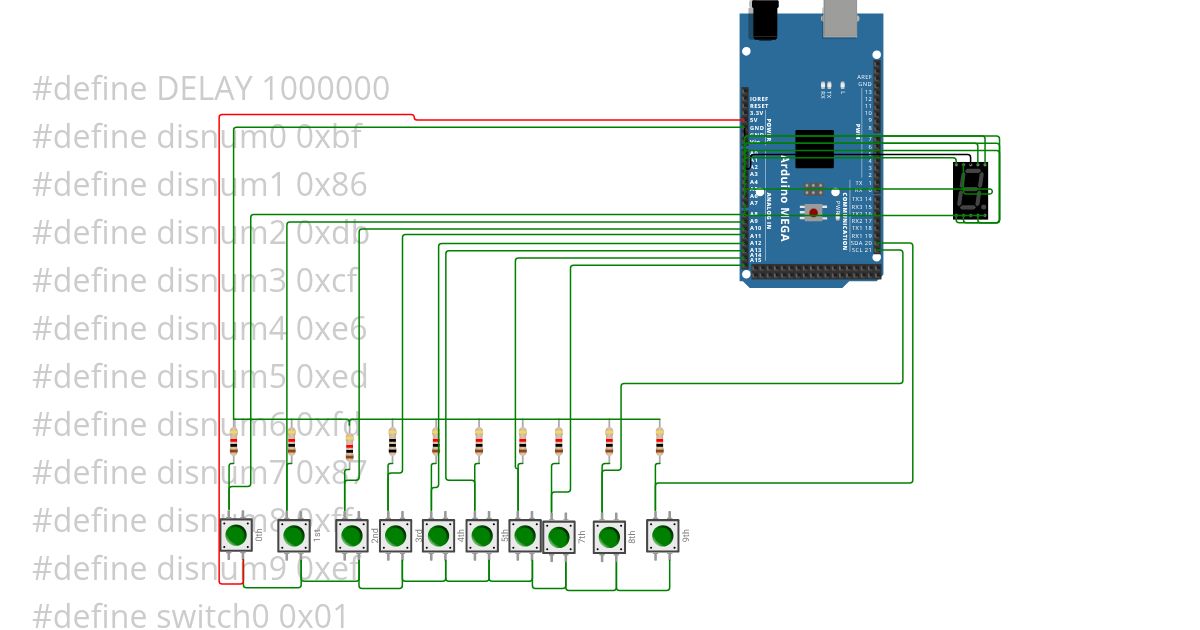 7seg_buttonpress_displaynumber(0to9) simulation