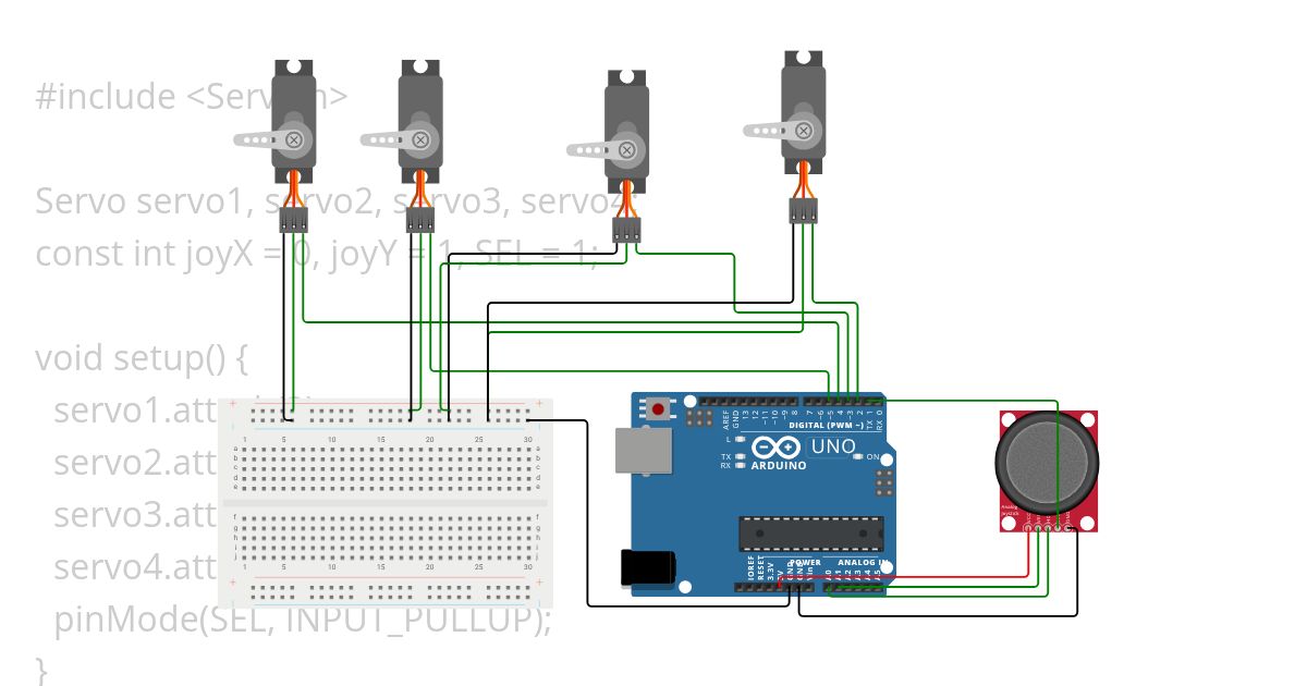 full module final! gonna use this for a claw arm Copy simulation