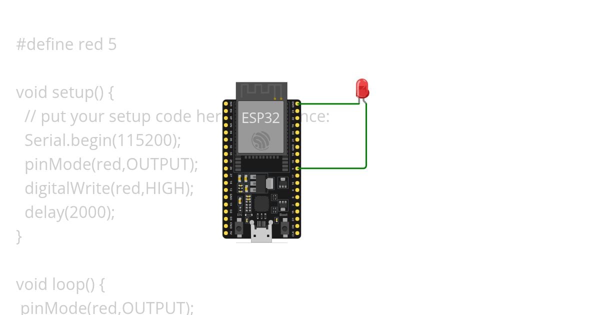 LED project simulation