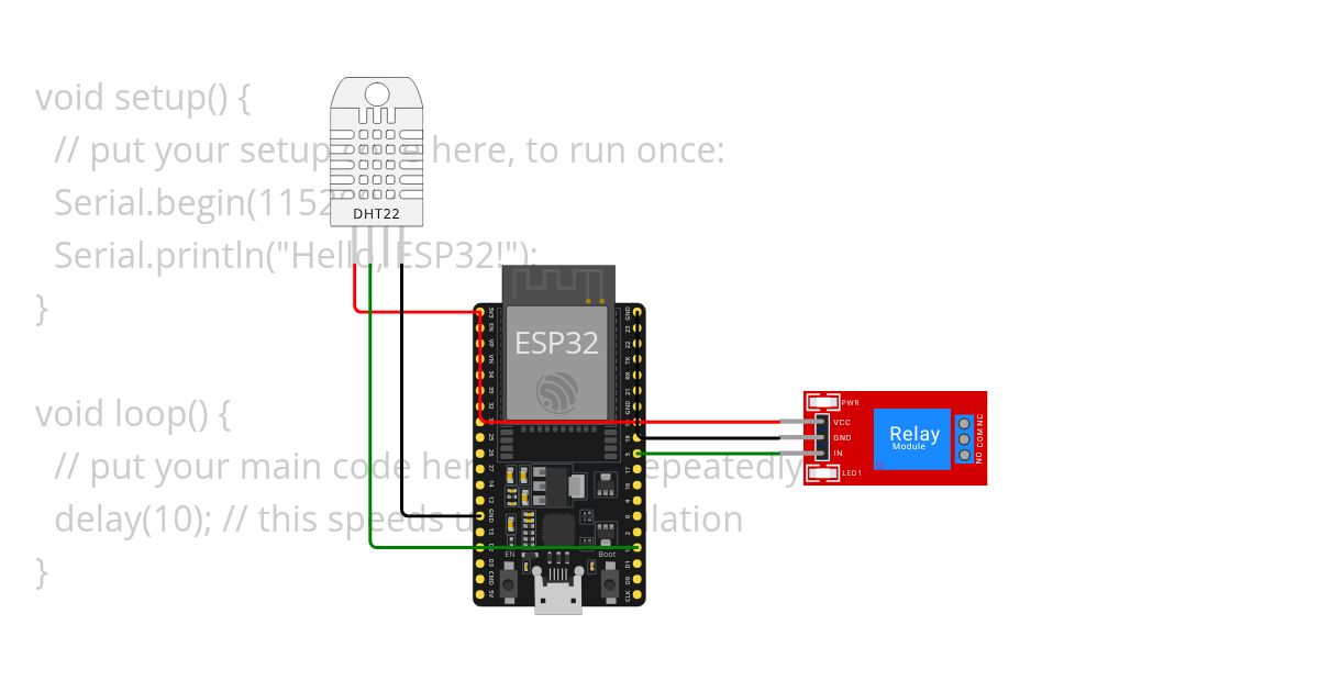 Temp dht22 simulation