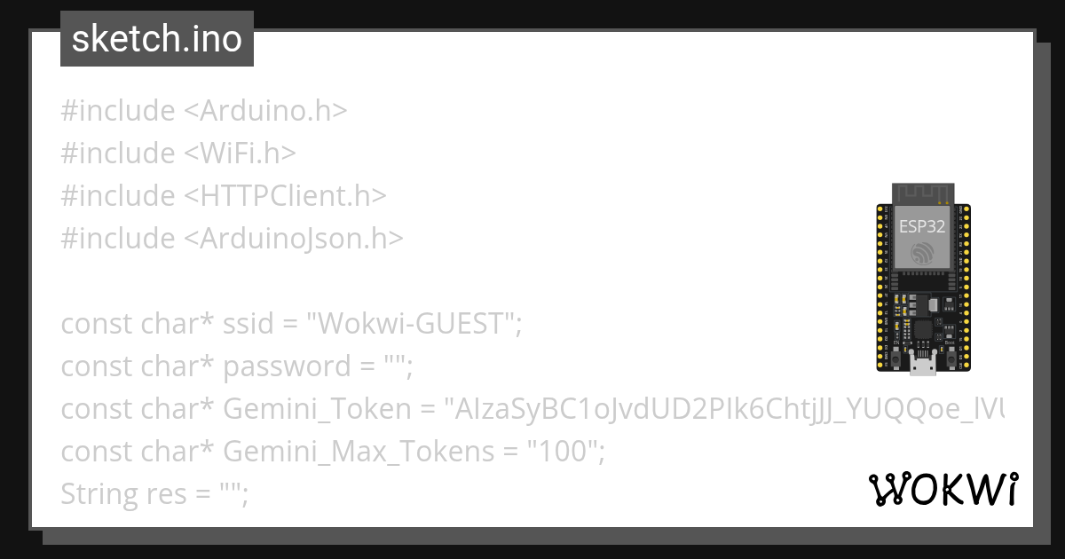 Wokwi - Online ESP32, STM32, Arduino Simulator