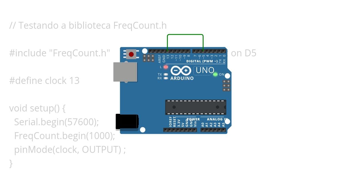 Teste com Frequency_Counter  simulation