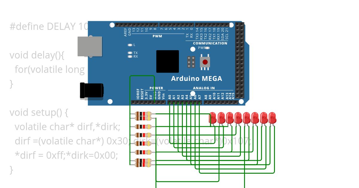 8ledcontrol simulation