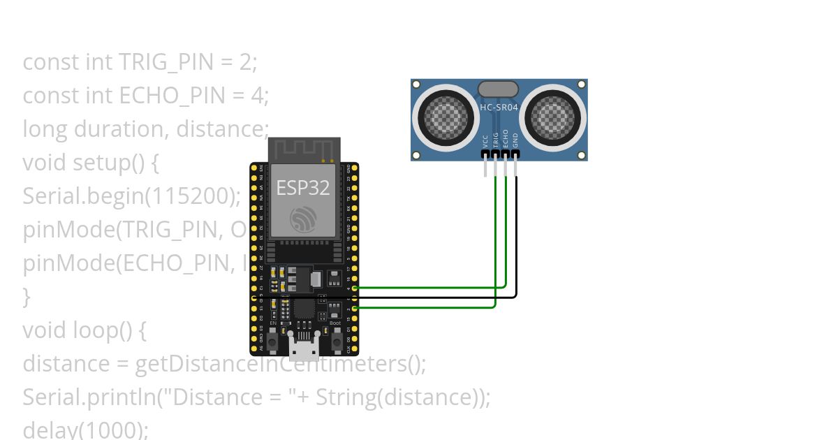 ultrasonic sensor simulation