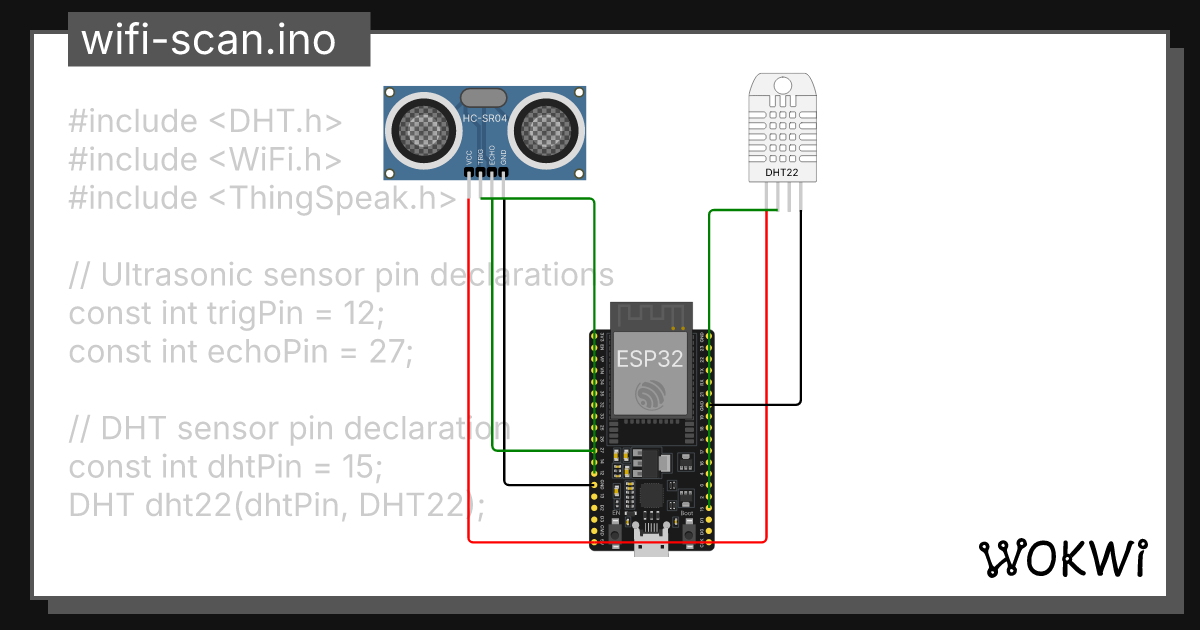 Ultradht ino copy wokwi esp32 stm32 arduino simulator