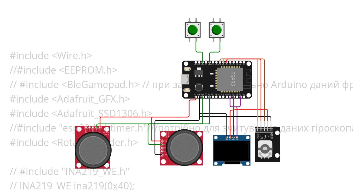 G-con esp32-wokwi simulation