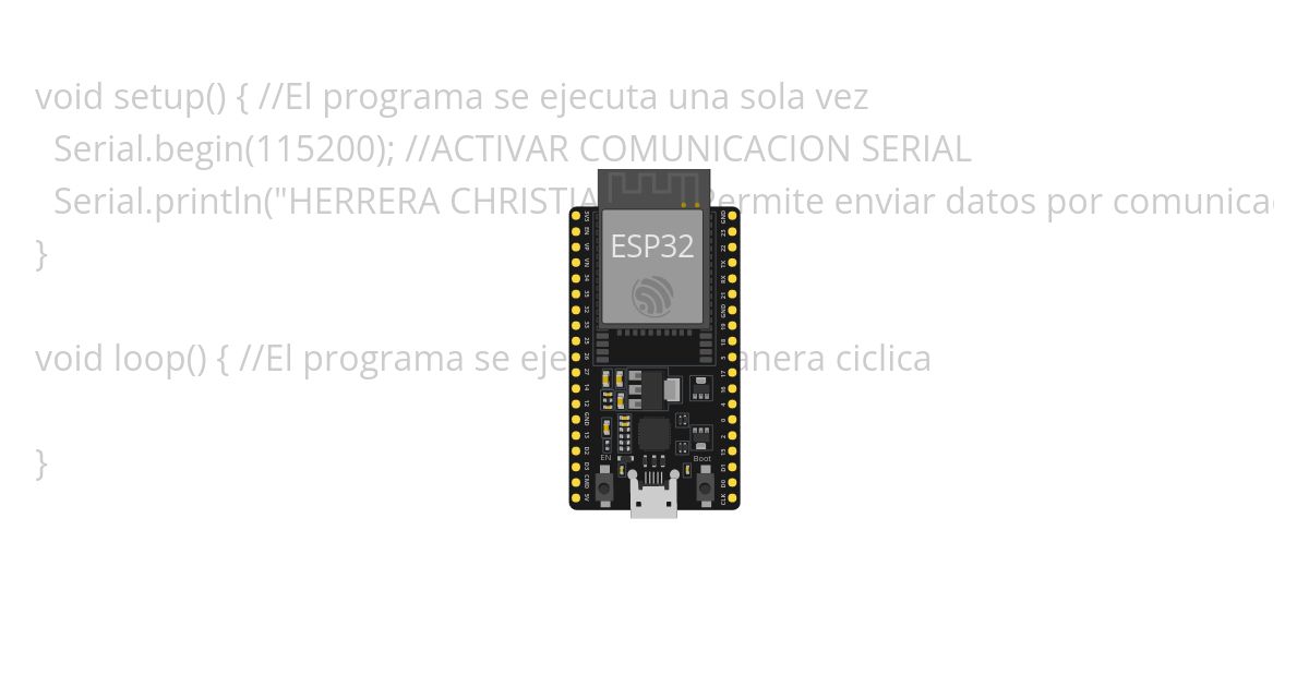 E1 - COMUNICACION SERIAL simulation