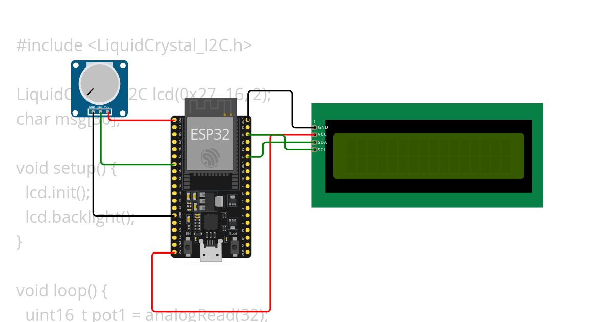 lcd_I2C simulation