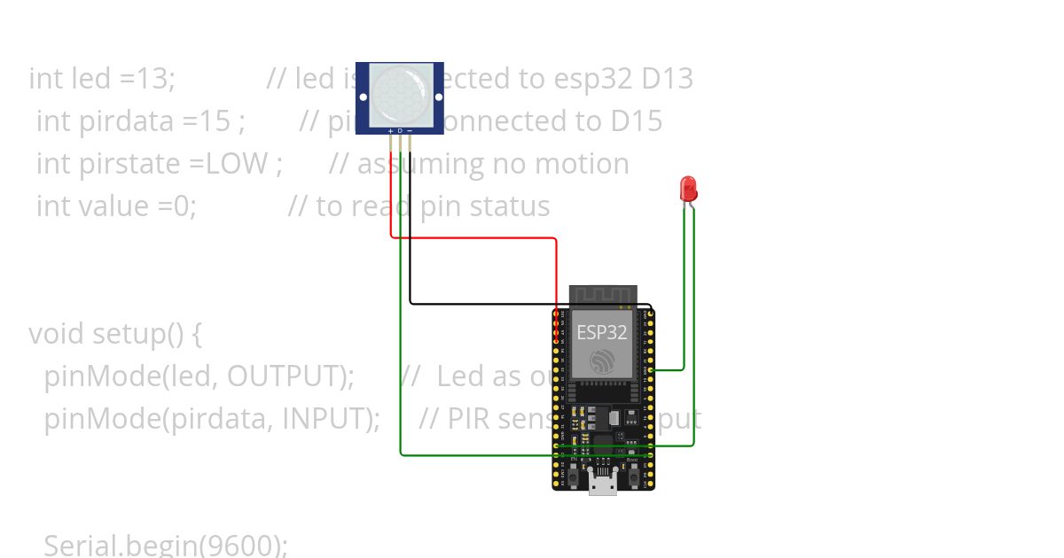 PIR Sensors simulation