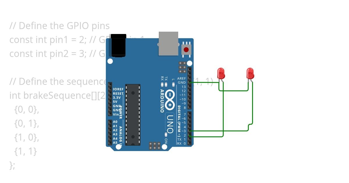 Brake logic simulation