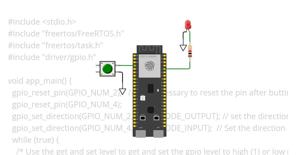 IDF_ESP32_S3_GPIO simulation