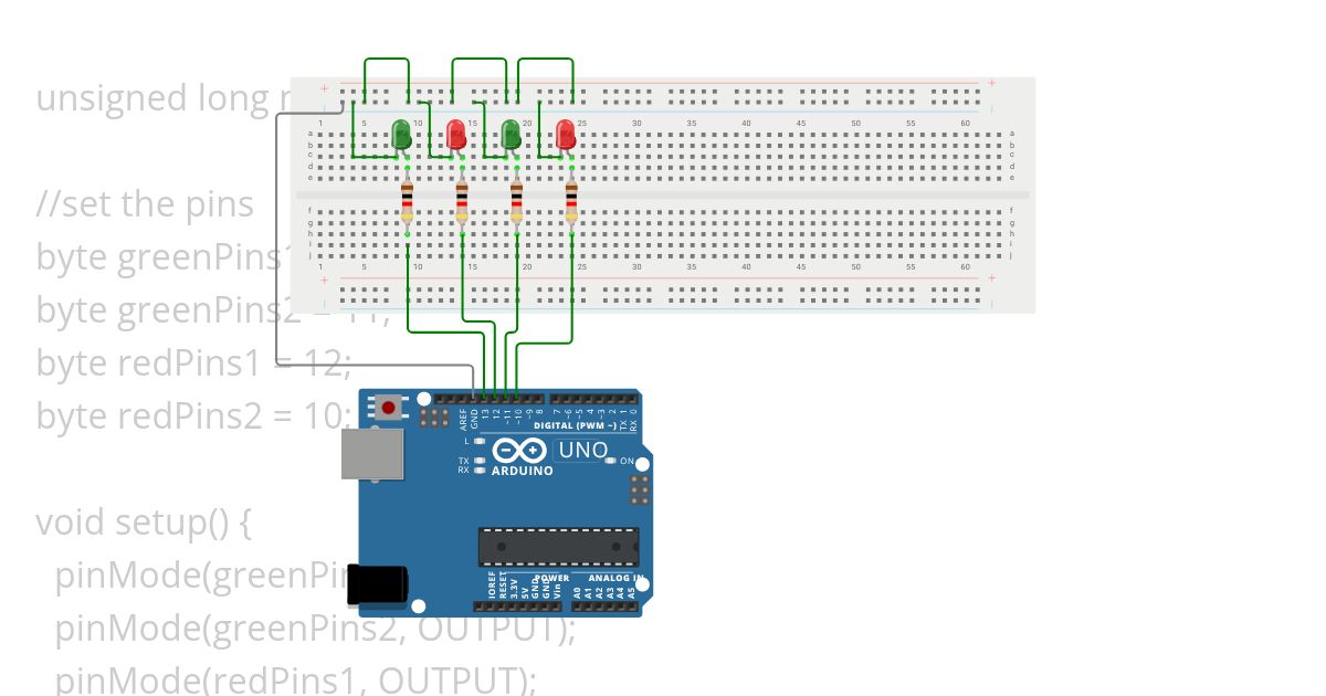 4 led_Indicator system simulation