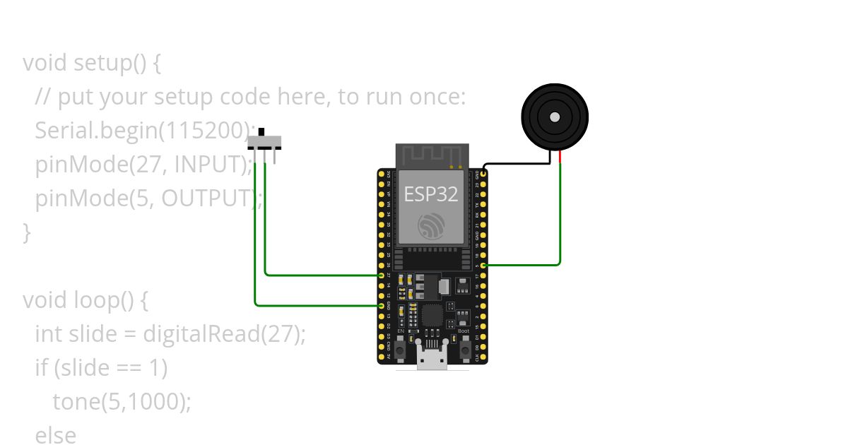 buzzer simulation
