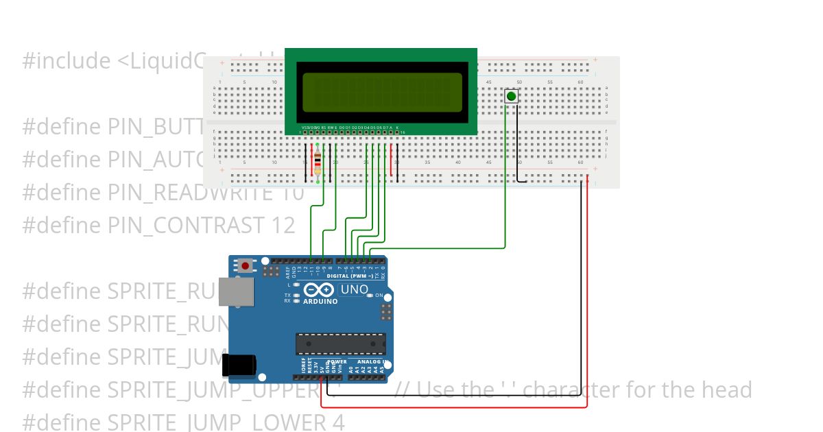 JumpManGameLCD simulation
