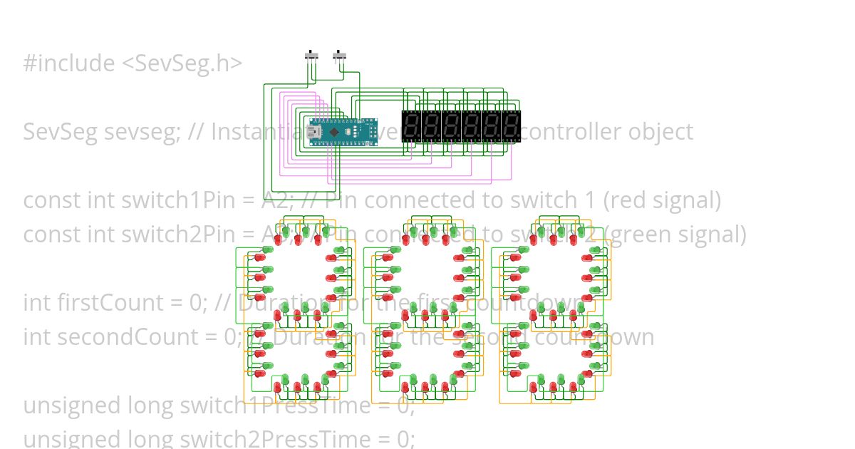 Counterdown simulation