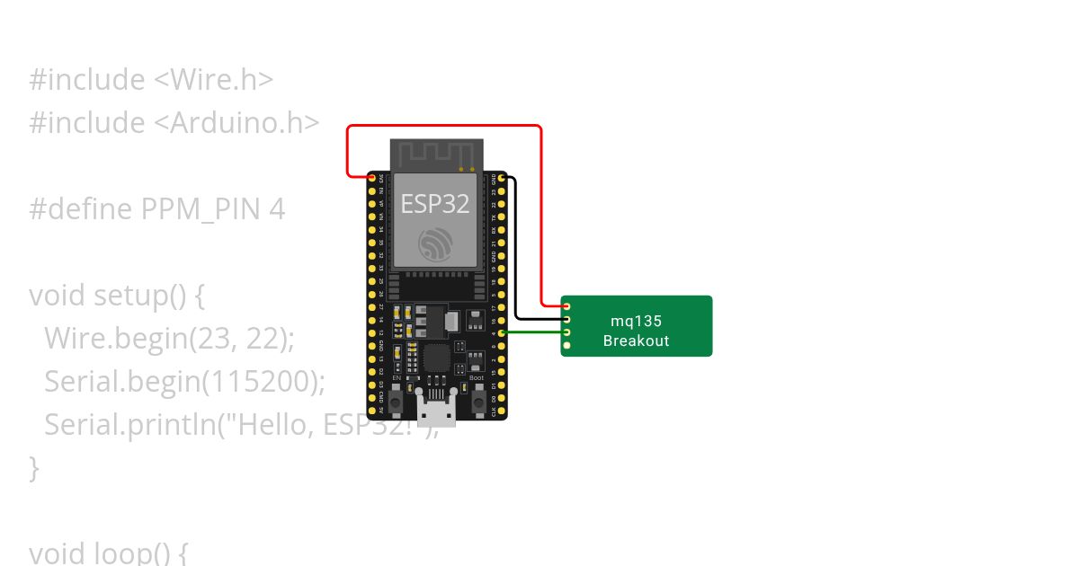 IOT MQ135 Air Quality Sensor Copy simulation