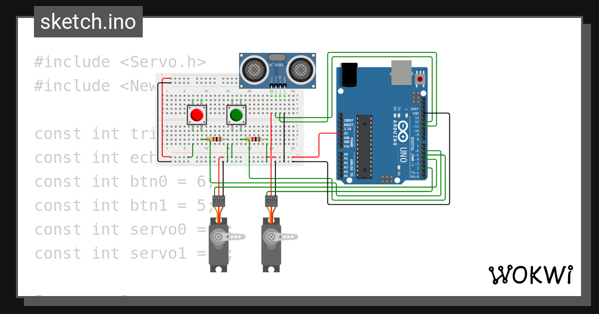 servo_dht_button - Wokwi ESP32, STM32, Arduino Simulator