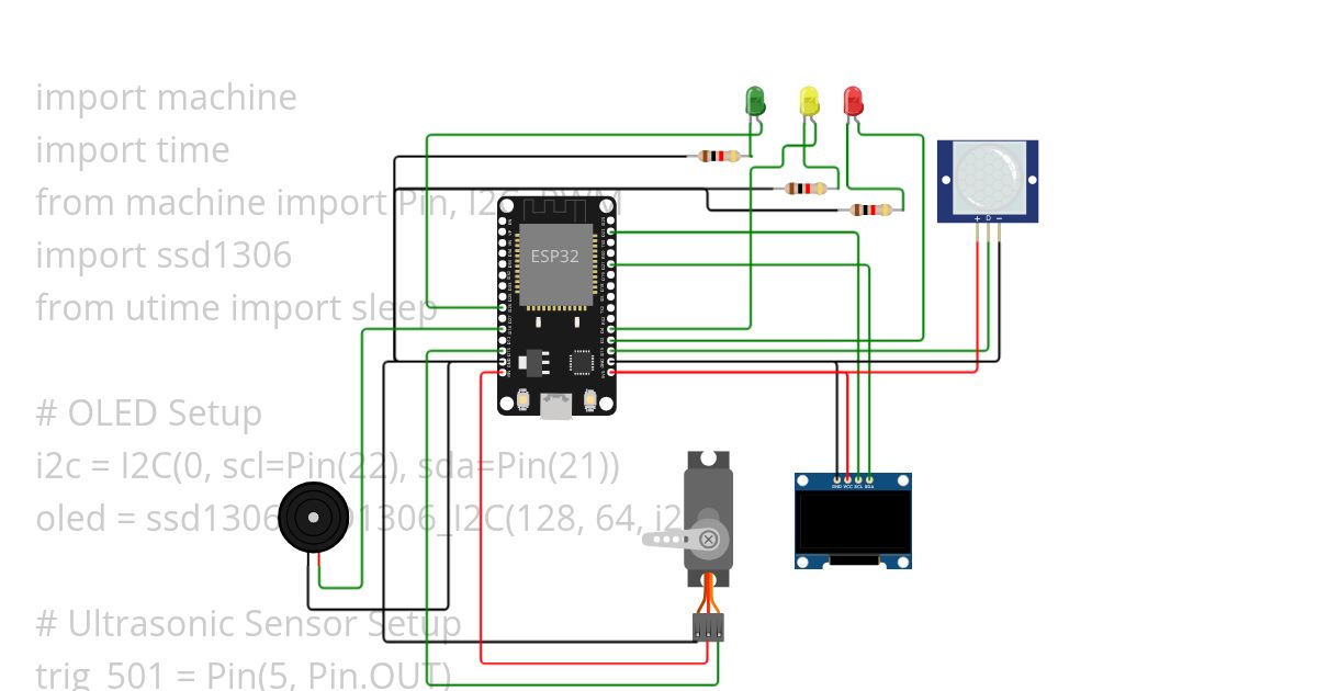 SMART TRAIN RAIL ROAD TRAFFIC LIGHT SAFETY GATE AUTOMATION Copy simulation