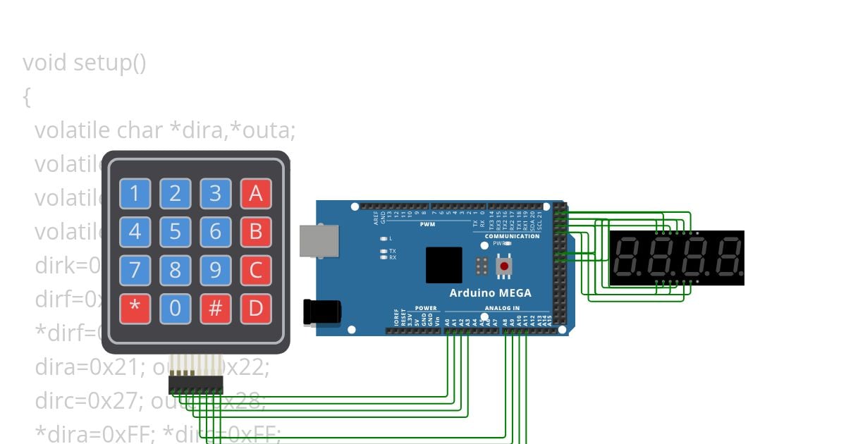 Keypad Practice simulation