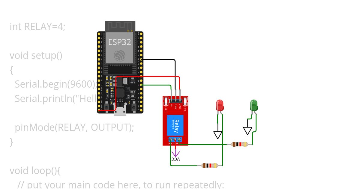 ESP32-3-LED-Ard-GND simulation