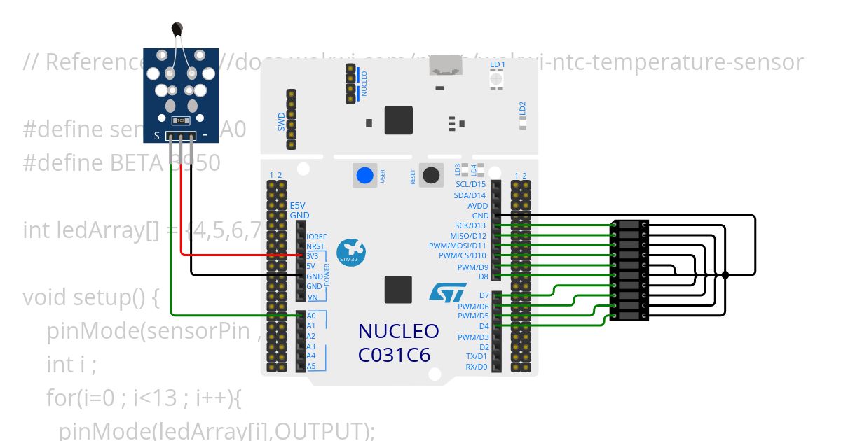  Temperature LED Bargraph - Template Copy simulation