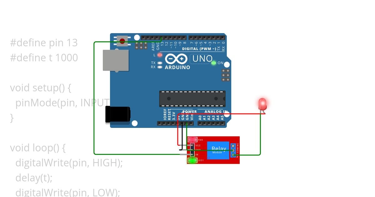 relay uno simulation