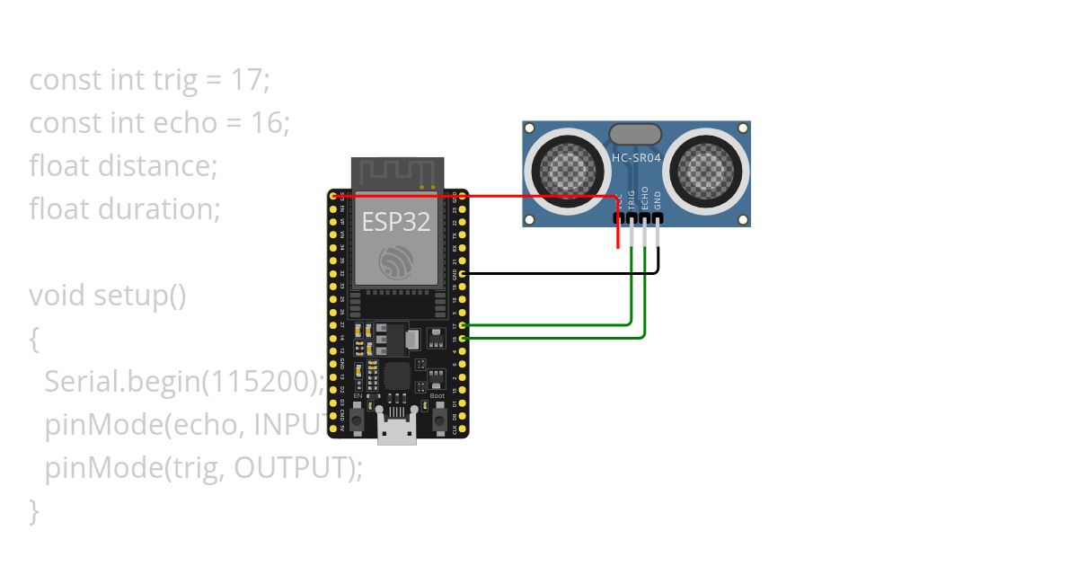 ultra sensor project simulation